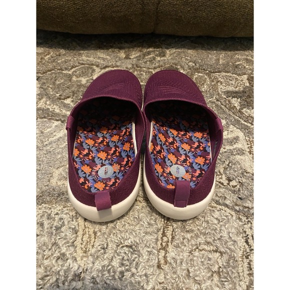 Revitalign Orthotic Mule Knit Shoes Sz 9D Memory Foam Purple Arch Support EUC - Picture 3 of 6